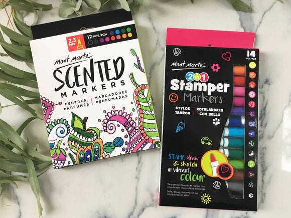 Mont Marte Scented and Stamper Markers