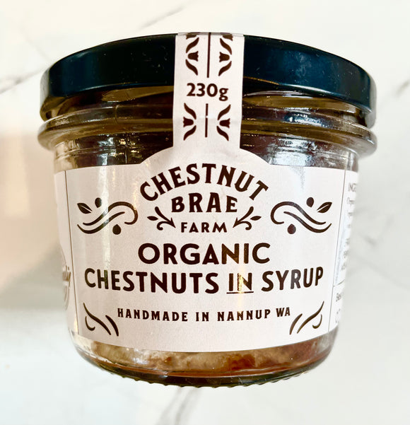 Chestnut Brae Organic Chestnuts in Syrup